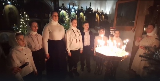 Тропарь и кондак праздника Рождества (исполняет вокально-хоровой ансамбль Осанна)